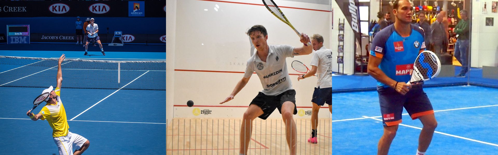 Book tennis, squash og padel online med i-Reserve